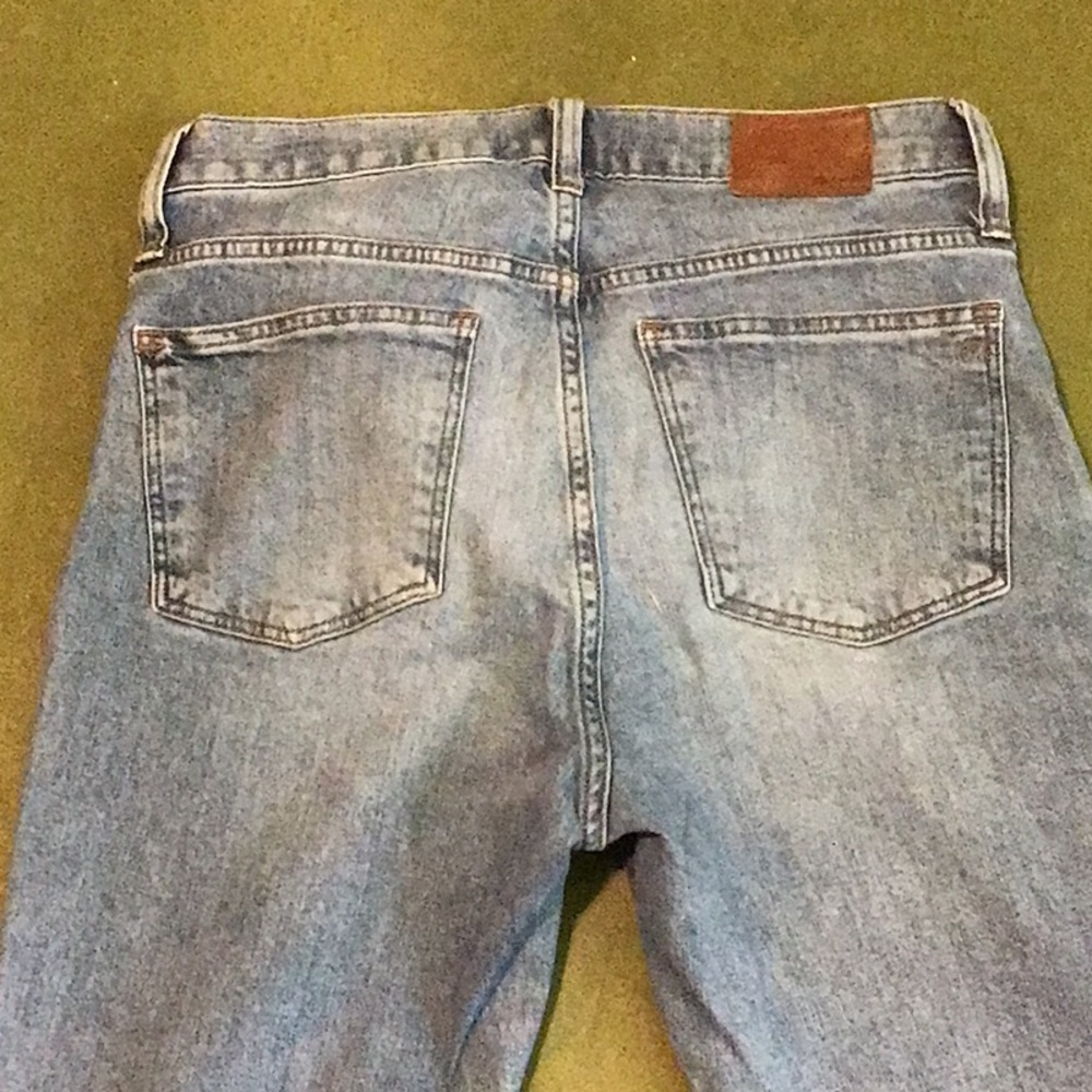 Madewell Cali Demi-Boot Raw Hem Capri Ankle Jeans 29